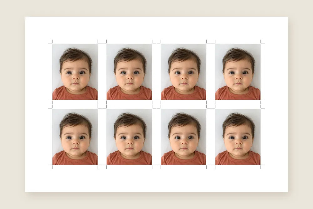 Hoja 10×15 cm para imprimir